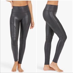 SPANX | Moto Faux Leather Look Leggings